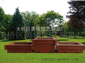 濟(jì)南天橋區(qū)美境景觀花箱HX-002 防腐木花箱專業(yè)制造與園藝應(yīng)用